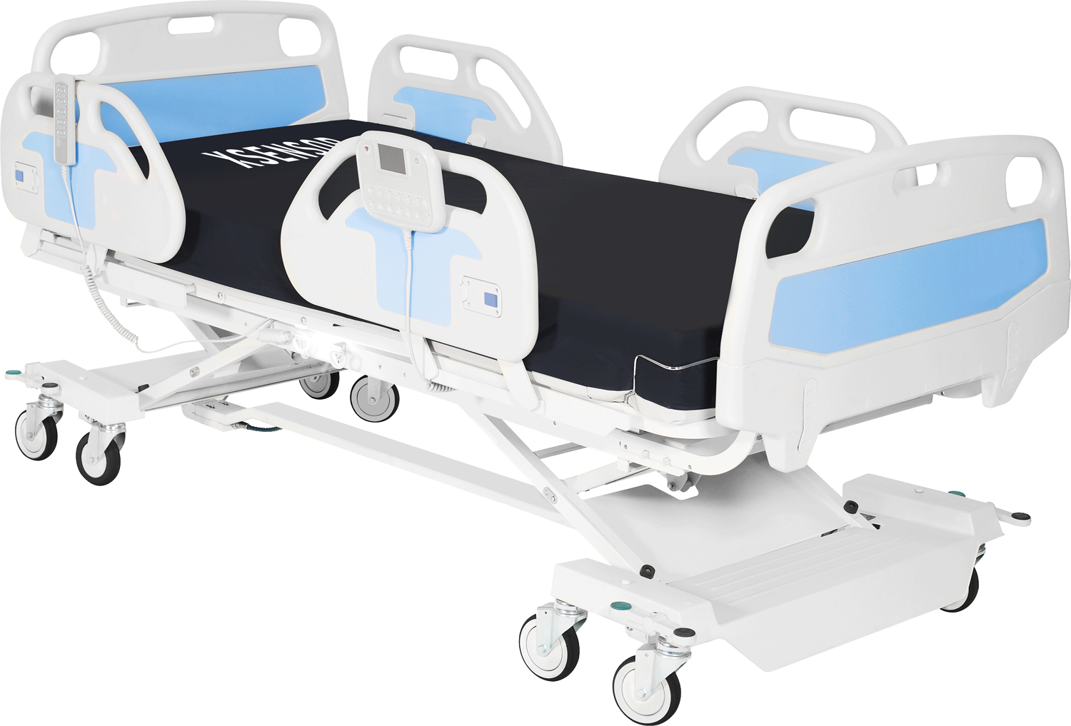 XSENSOR's ForeSite Intelligent Surface Mattress on a hospital bed.