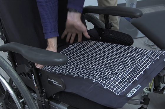 XSENSOR's ForeSite® SS Wheelchair Seating System.