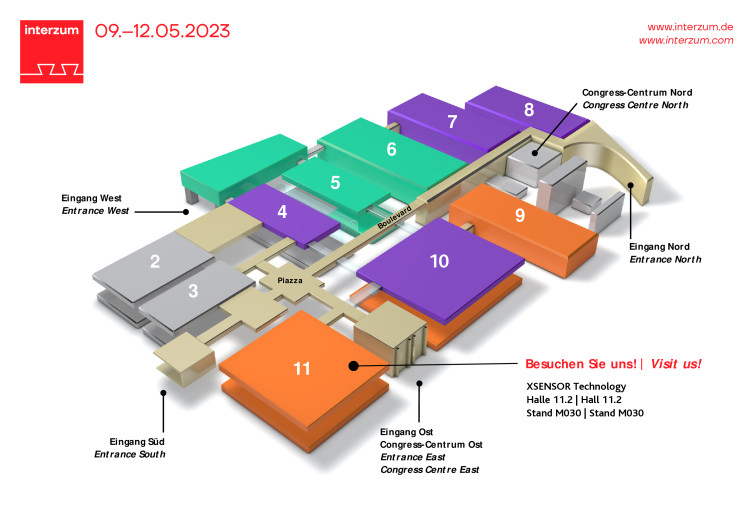 interzum 2023 Hall Plan